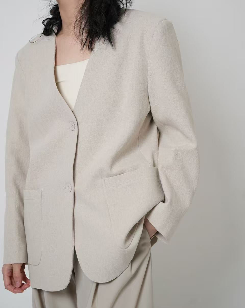 Linen Relaxed Blazer