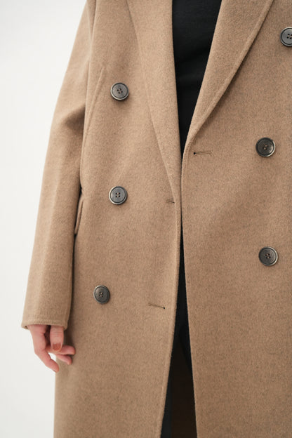 100 WOOL DOUBLE FACE CHESTER COAT
