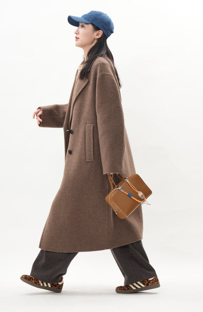 カシミヤ・キャメル・ヤクブレンド ブークレコート