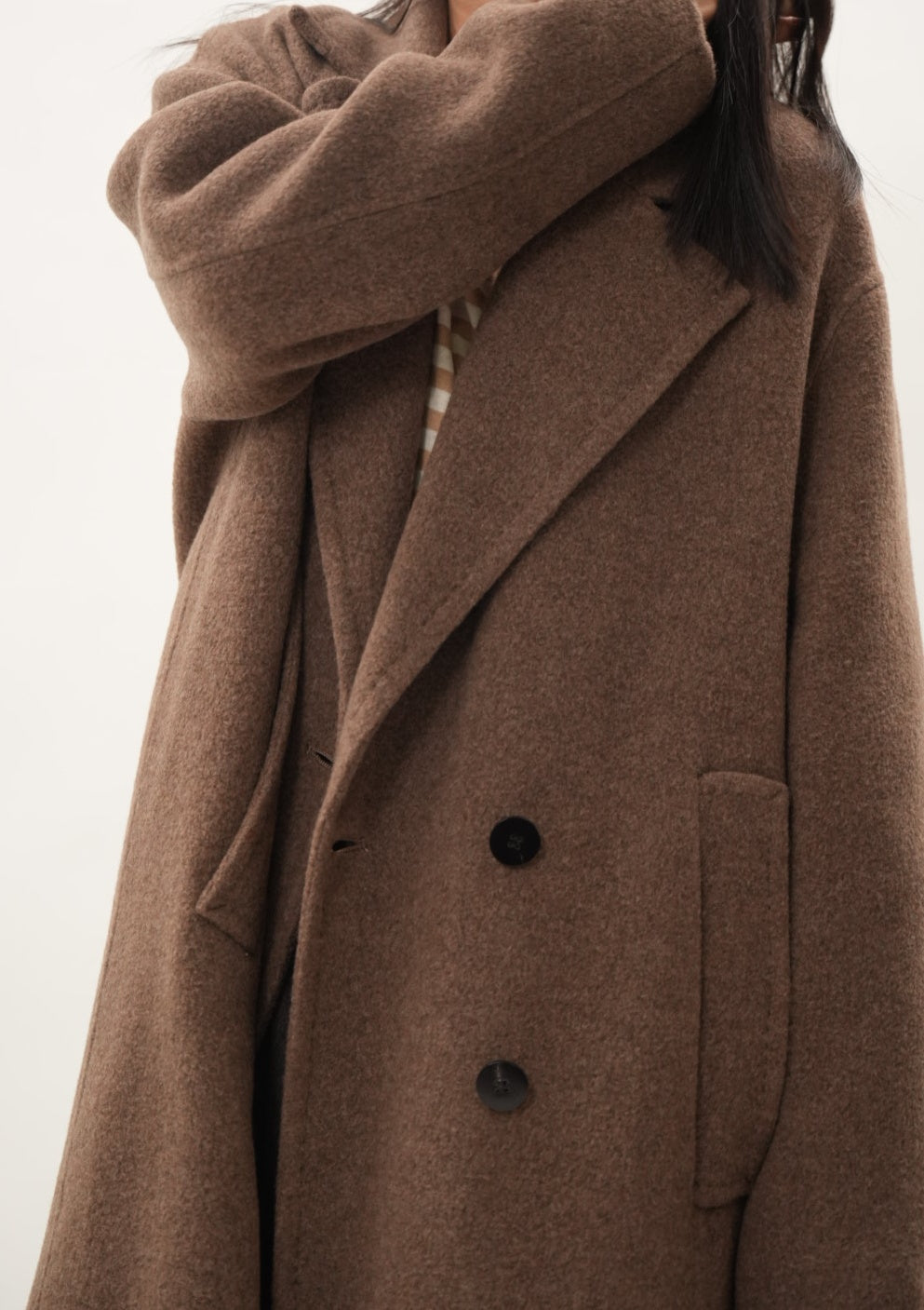 カシミヤ・キャメル・ヤクブレンド ブークレコート