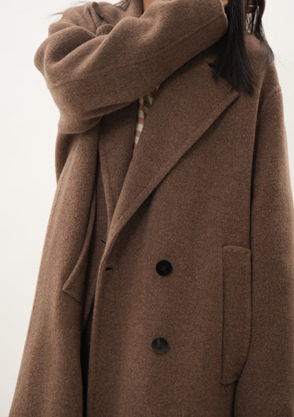 カシミヤ・キャメル・ヤクブレンド ブークレコート