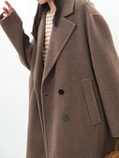 カシミヤ・キャメル・ヤクブレンド ブークレコート