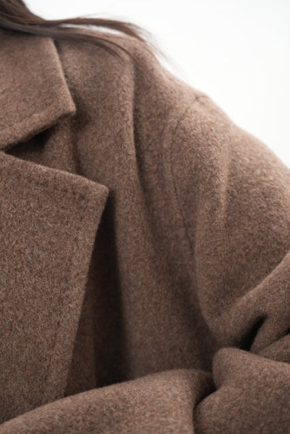 カシミヤ・キャメル・ヤクブレンド ブークレコート