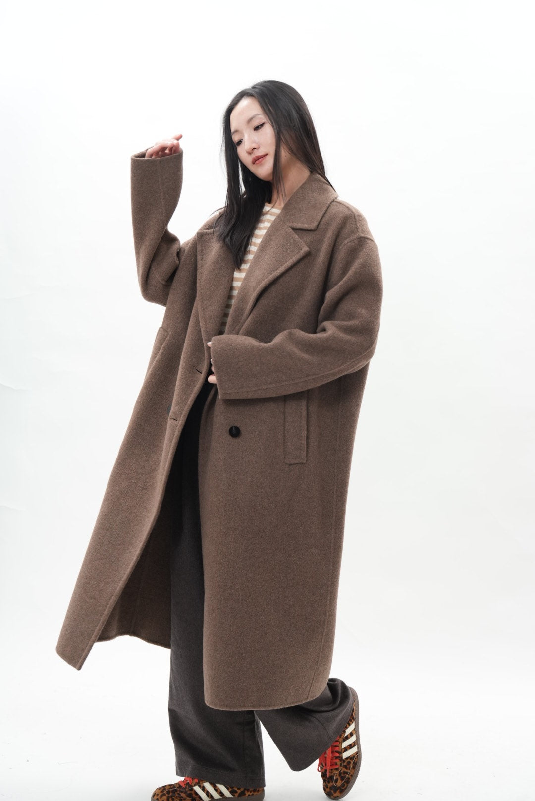 カシミヤ・キャメル・ヤクブレンド ブークレコート