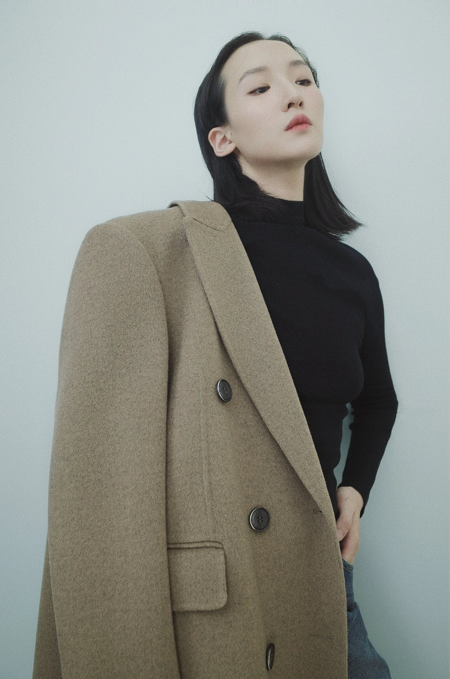 DOUBLE FACE 100 WOOL CHESTER COAT KAM