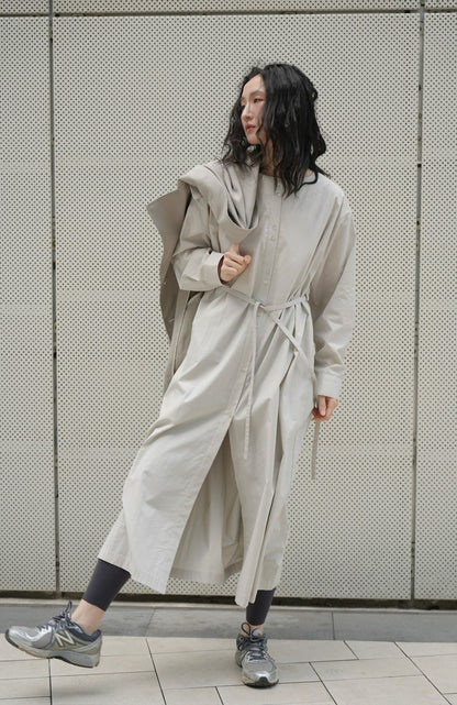 Lightweight 2Way Long Dress / Light Green