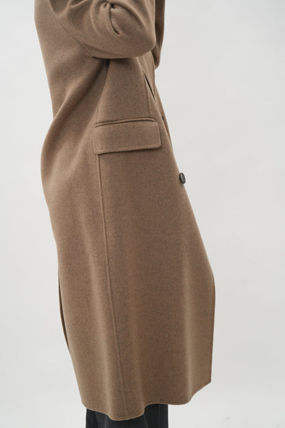 100 WOOL DOUBLE FACE CHESTER COAT