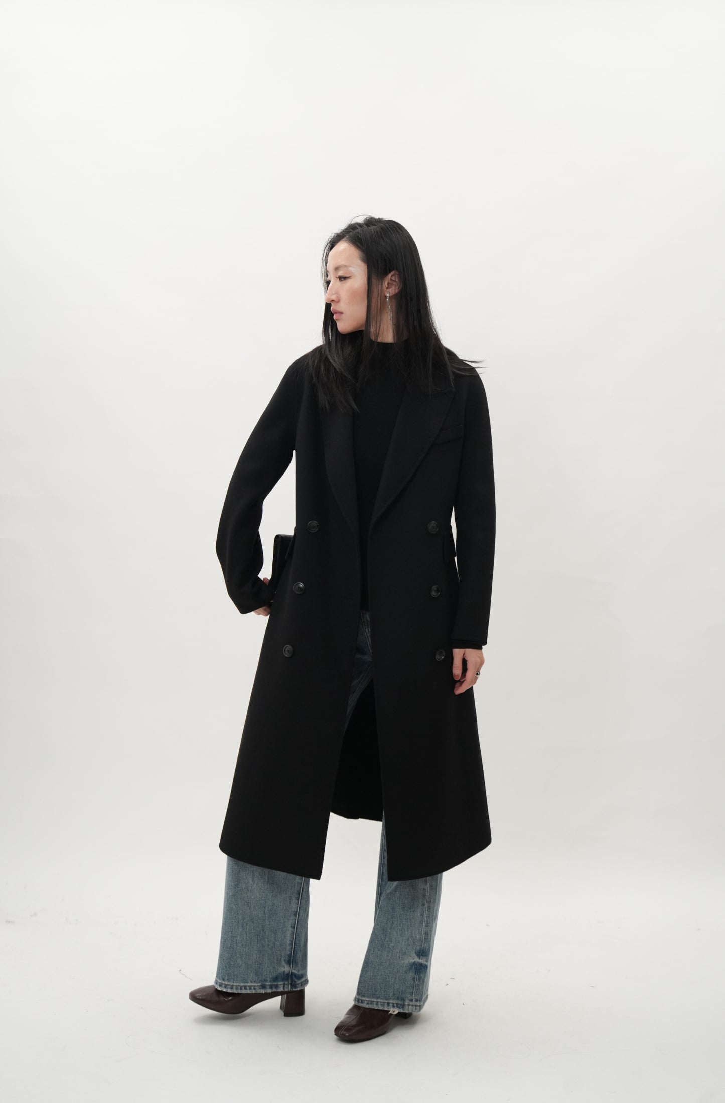 カシミヤブレンド チェスターコート（キャメル）【秋冬定番】