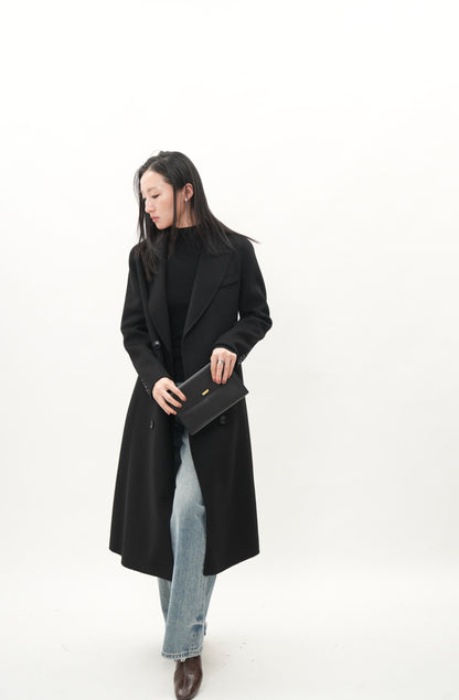 カシミヤブレンド チェスターコート（キャメル）【秋冬定番】