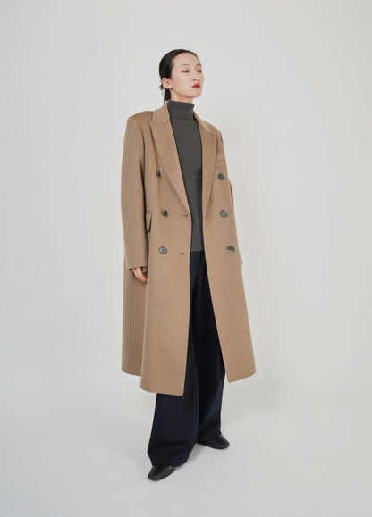 DOUBLE FACE 100 WOOL CHESTER COAT KAM