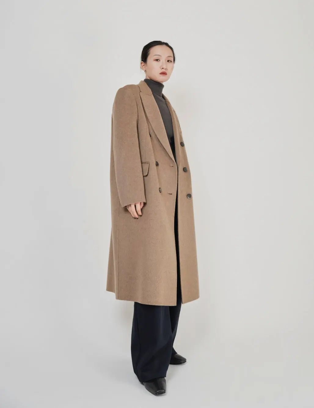 DOUBLE FACE 100 WOOL CHESTER COAT KAM