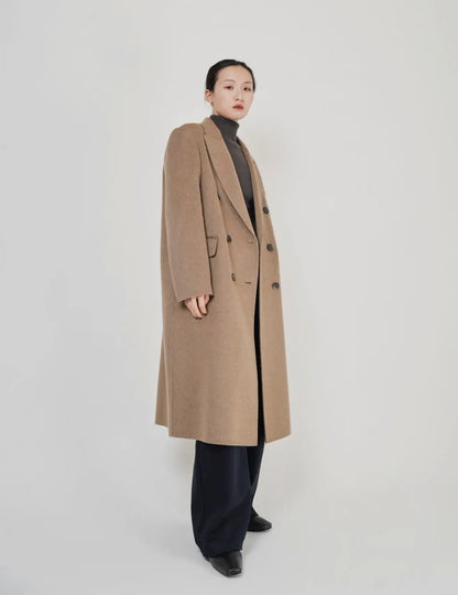 DOUBLE FACE 100 WOOL CHESTER COAT KAM