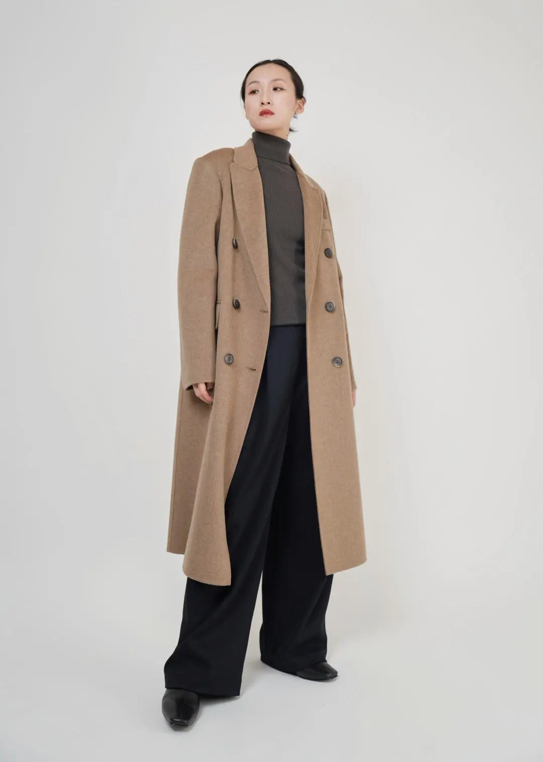DOUBLE FACE 100 WOOL CHESTER COAT KAM