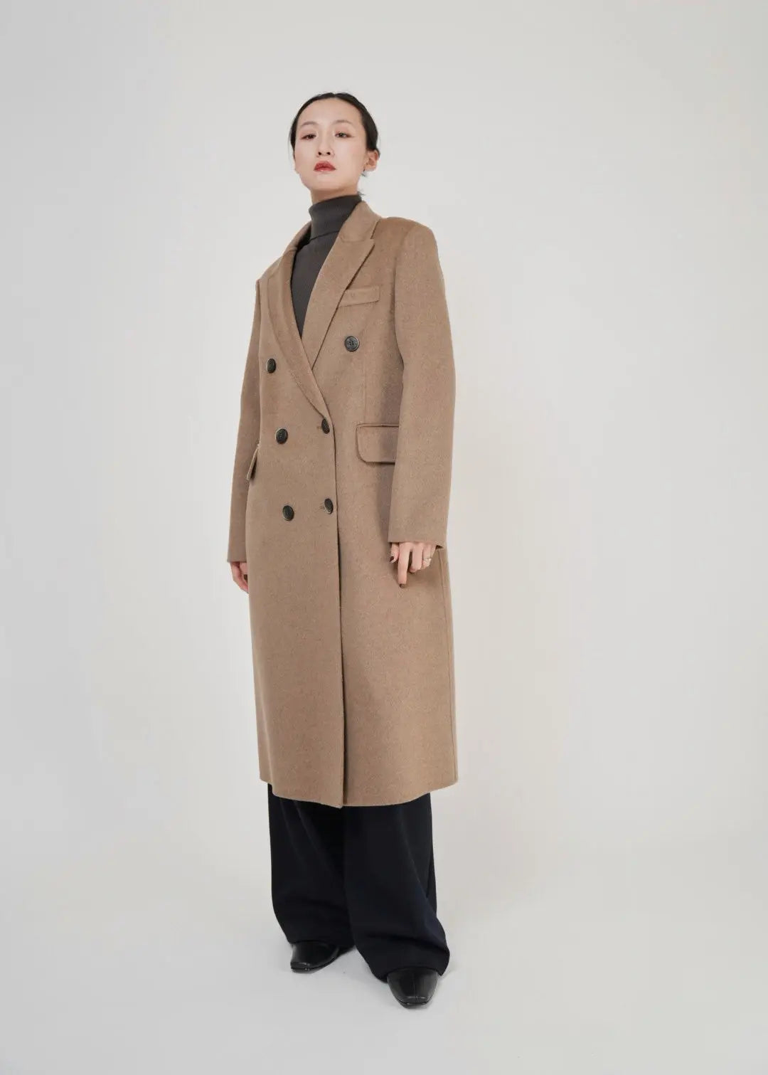 DOUBLE FACE 100 WOOL CHESTER COAT KAM