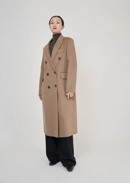 DOUBLE FACE 100 WOOL CHESTER COAT KAM