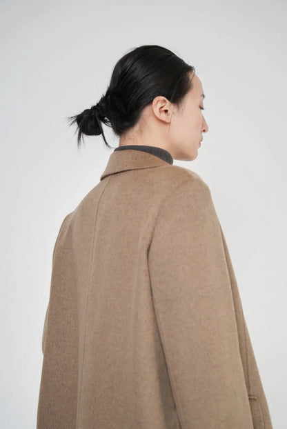 DOUBLE FACE 100 WOOL CHESTER COAT KAM