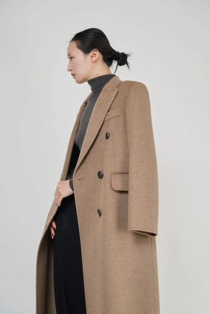DOUBLE FACE 100 WOOL CHESTER COAT KAM