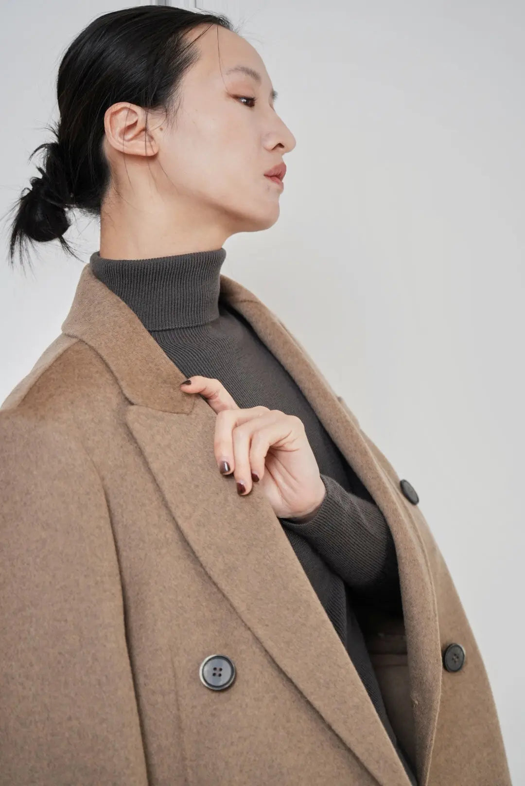 DOUBLE FACE 100 WOOL CHESTER COAT KAM