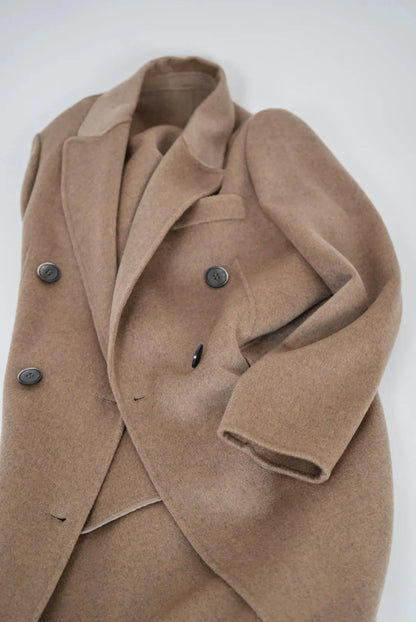 DOUBLE FACE 100 WOOL CHESTER COAT KAM