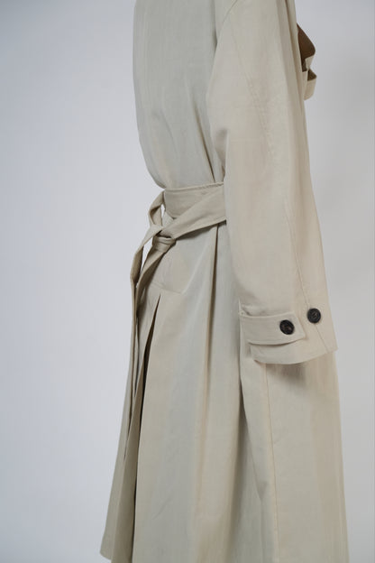 Lightweight Flow Trench Coat / Butter
