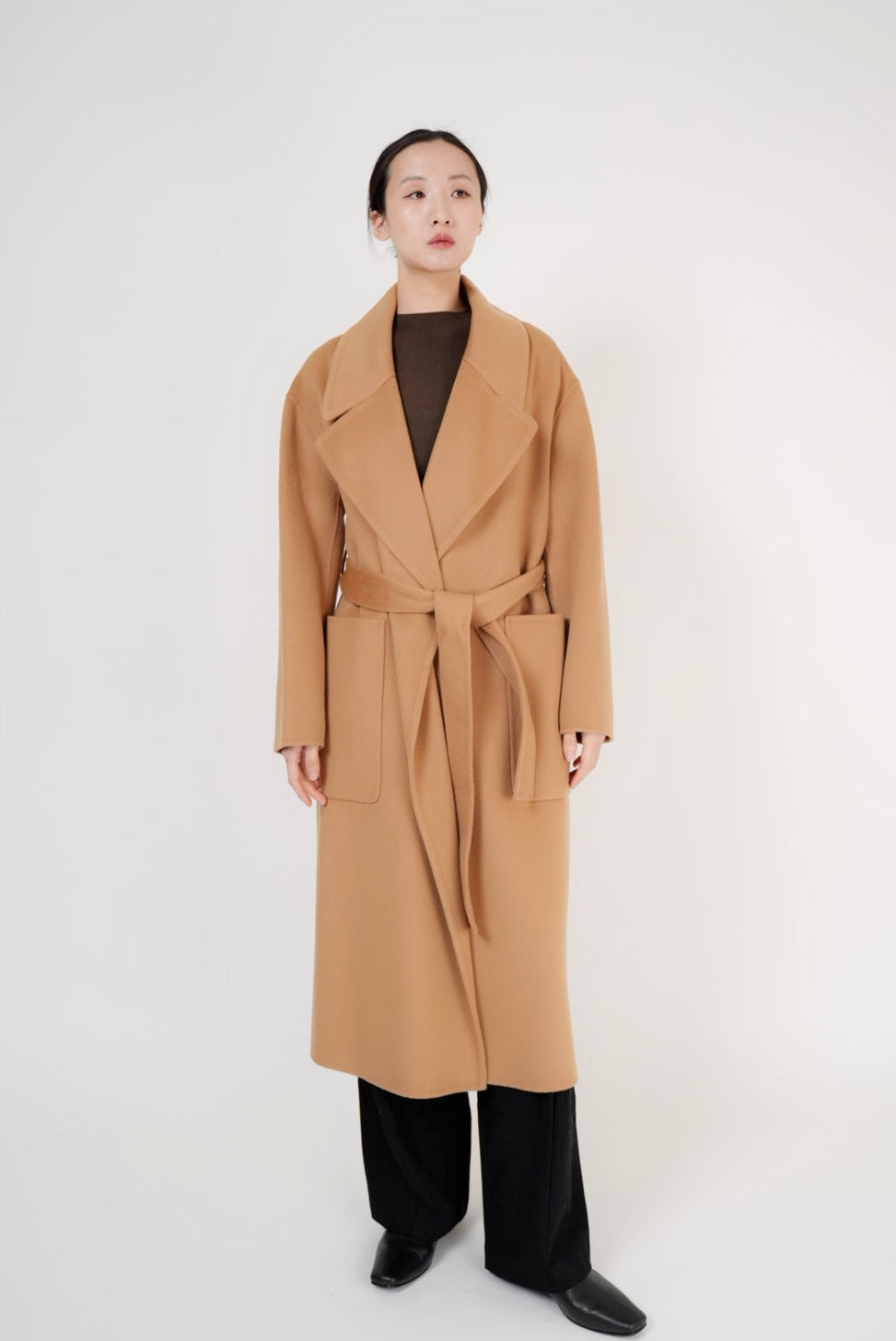Sunline Relax 20 Cashmere Pocket Long Coat