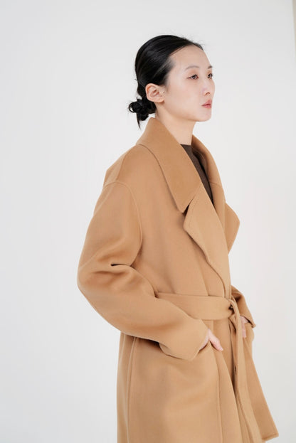 Sunline Relax 20 Cashmere Pocket Long Coat