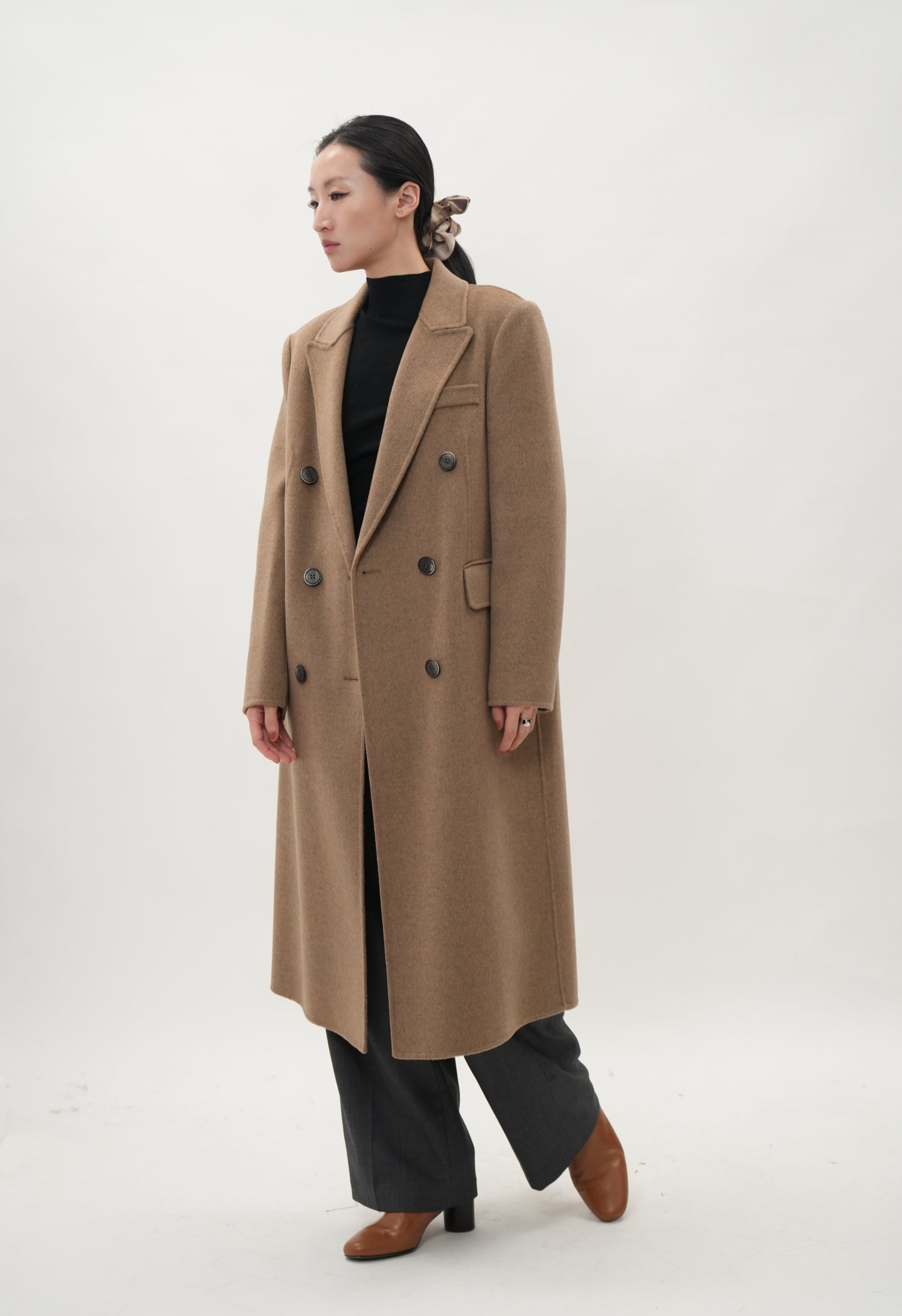 100 WOOL DOUBLE FACE CHESTER COAT