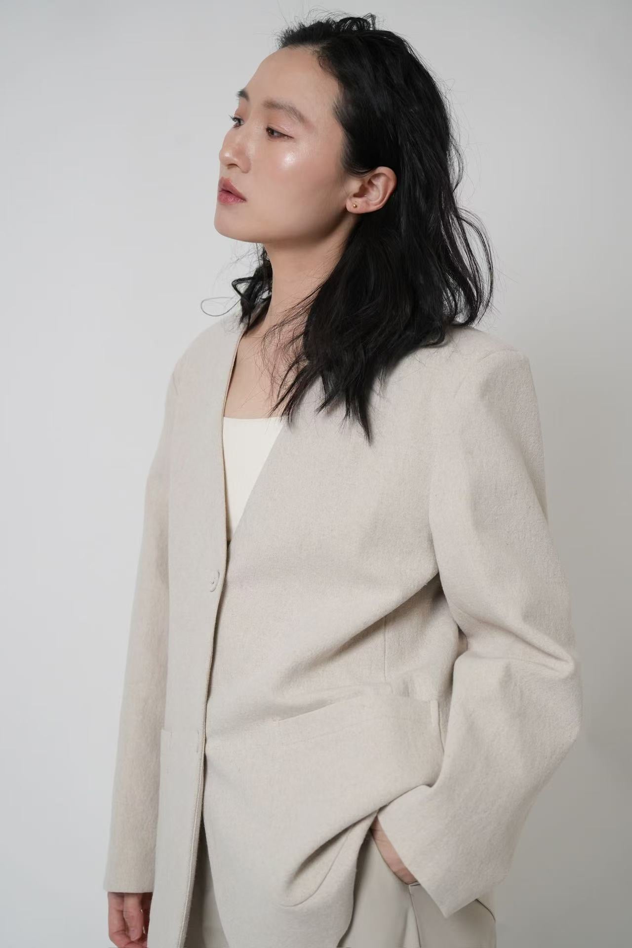 Linen Relaxed Blazer