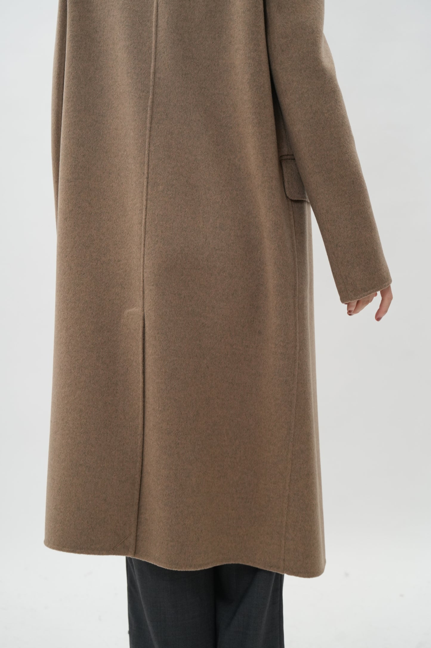 100 WOOL DOUBLE FACE CHESTER COAT