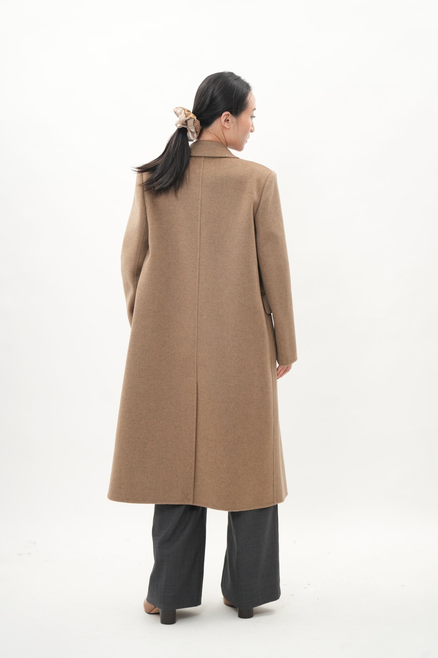 100 WOOL DOUBLE FACE CHESTER COAT