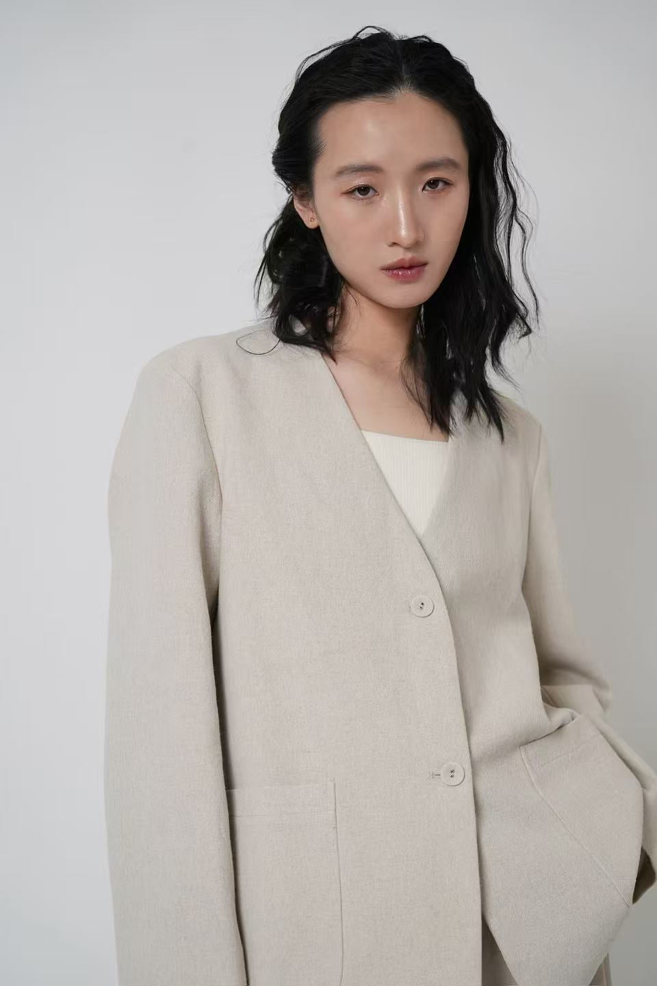 Linen Relaxed Blazer