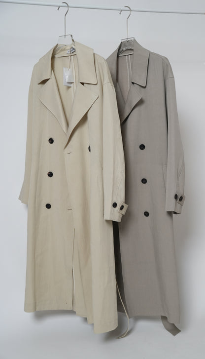 Lightweight Flow Trench Coat / Butter