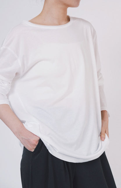 Relaxed Layered Long Sleeve Top / 3Color